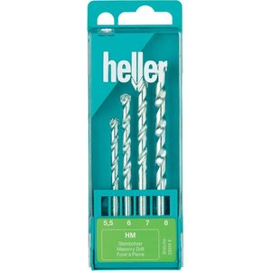 Набор сверл твердосплавных Heller 23324