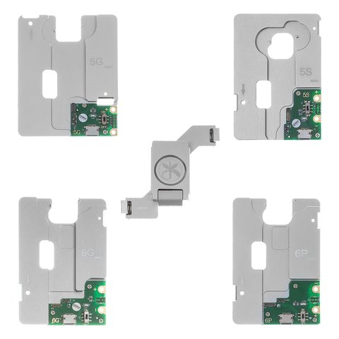 Набір роз'ємів KZT 5 в 1 для тестування флеш пам'яті NAND iPhone 5G 5C 5S 6G 6P