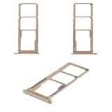 Тримач SIM-карти для Xiaomi Redmi 7A, золотистий, matte Gold, MZB7995IN, M1903C3EG, M1903C3EH, M1903C3EI