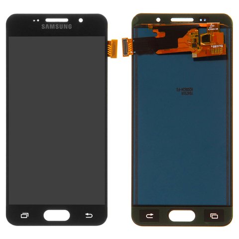 Дисплей для Samsung A310 Galaxy A3 2016 , черный, с регулировкой яркости, Best copy, без рамки, Сopy, TFT 