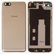 Задня панель корпуса для Huawei Y5 (2018), Y5 Prime (2018), золотиста, лого Honor
