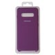 Чехол для Samsung G975 Galaxy S10 Plus, фиолетовый, Original Soft Case, силикон, grape (43)
