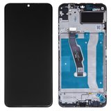 Дисплей для Huawei Y6p, черный, с рамкой, Original (PRC), MED-LX9, MED-LX9N