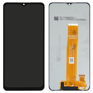 Дисплей для Samsung A047 Galaxy A04s, чорний, без рамки, Оригінал переклеєне скло , A047F_REV0.1