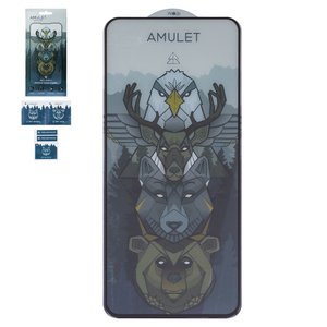 Защитное стекло iNobi Amulet для Xiaomi Poco X6, Poco X6 Pro, Redmi Note 13 Pro 5G, Full Glue, Anti Static, черный, cлой клея нанесен по всей поверхности