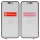 Стекло корпуса G+OCA PRO для iPhone 16, с OCA-пленкой, черное