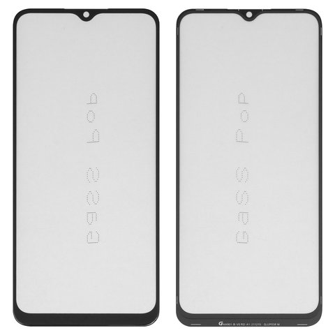 Скло корпуса G+OCA PRO для Realme C25, C25s, Narzo 50A; Oppo A16, A16s, A54s, з ОСА плівкою, чорне