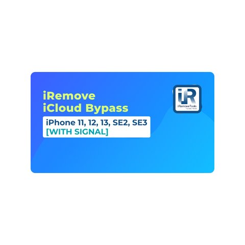 iRemove iCloud Bypass для iPhone 11, 12, 13, SE2, SE3 [WITH SIGNAL]