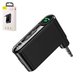 FM-трансмітер Baseus Qiyin, чорний, з кнопкою, з Bluetooth, TRS 3.5 мм, micro-USB тип-B, #WXQY010001