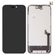 Дисплей для iPhone 15 Plus, черный, с рамкой, High Copy, без микросхемы, (AMOLED), GX OEM soft
