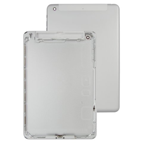 Housing Back Cover compatible with iPad Mini 2 Retina, silver, version 3G  