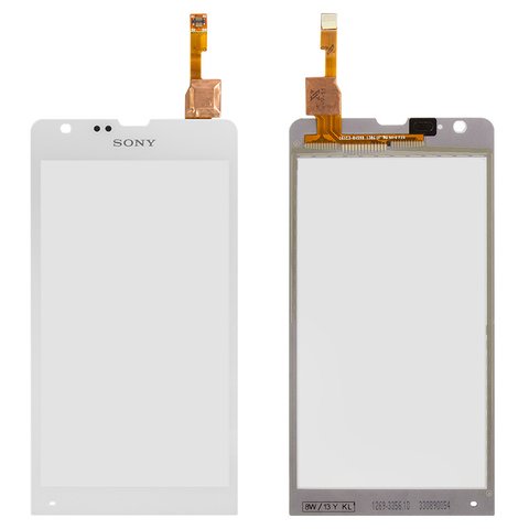 Cristal táctil puede usarse con Sony C5302 M35h Xperia SP, C5303 M35i Xperia SP, blanco