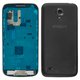 Housing compatible with Samsung I9190 Galaxy S4 mini, I9195 Galaxy S4 mini, (black)