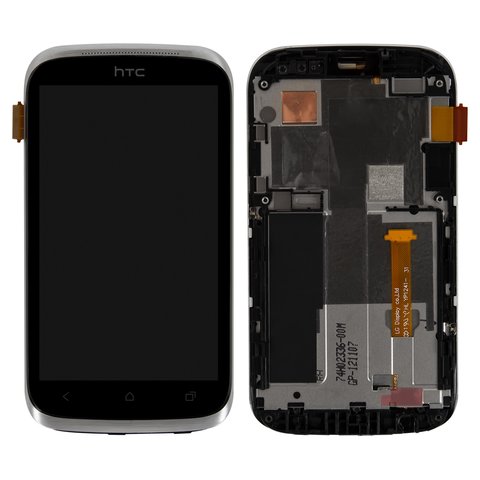 Pantalla LCD puede usarse con HTC T328e Desire X, blanco