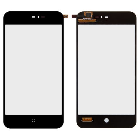 Touchscreen compatible with Meizu MX2, black 