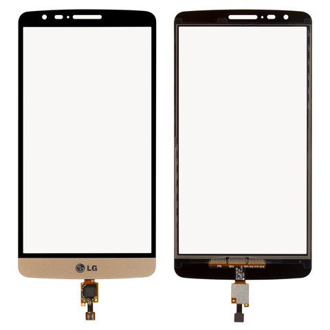Touchscreen compatible with LG D690 G3 Stylus, D693 G3 Stylus, golden 