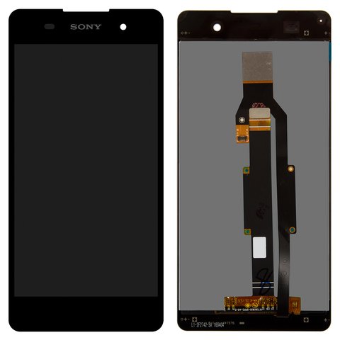 Pantalla LCD puede usarse con Sony F3311 Xperia E5, negro, sin marco, Original PRC 