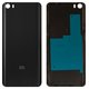 Panel trasero de carcasa puede usarse con Xiaomi Mi 5, negra, Original (PRC), vidrio, 2015105