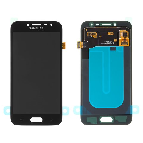 Pantalla LCD puede usarse con Samsung J250 Galaxy J2 2018 , J250 Galaxy J2 Pro 2018 , negro, sin marco, Original PRC , original glass