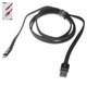 Cable USB Konfulon S76, USB tipo-A, micro USB tipo-B, 100 cm, 3 A, negro