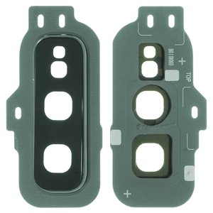 Camera Lens compatible with Samsung G970 Galaxy S10e, green, with frames, prism green 