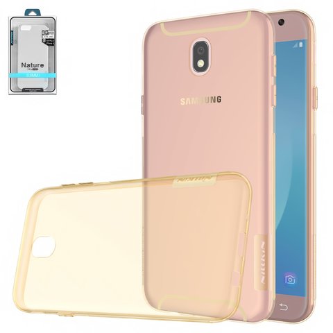 Case Nillkin Nature TPU Case compatible with Samsung J530 Galaxy J5 2017 , brown, Ultra Slim, transparent, silicone  #6902048143463