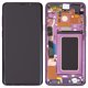 LCD compatible with Samsung G965 Galaxy S9 Plus, (purple, with frame, Original, service pack, lilac purple) #GH97-21691B/GH97-21692B
