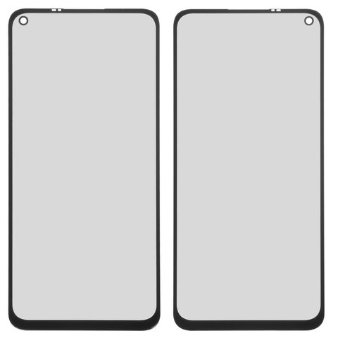 Vidrio de carcasa puede usarse con Xiaomi Redmi Note 9, negro
