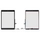 Touchscreen compatible with iPad 10.2 2019 (iPad 7), iPad 10.2 2020 (iPad 8), (with HOME button, black, HC) #A2197 / A2198 / A2200 / A2428 / A2429 / A2270