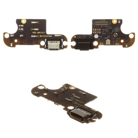 Flat Cable compatible with Xiaomi Mi 8 Lite 6.26", microphone, charge connector, Original PRC , charging board, M1808D2TG 