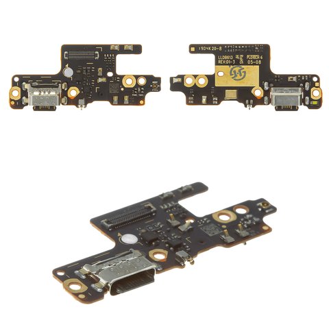Cable flex puede usarse con Xiaomi Redmi Note 7, del conector de carga, con micrófono, con componentes, Original PRC , placa del cargador, M1901F7G, M1901F7H, M1901F7I