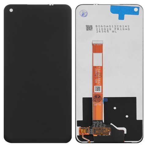 LCD compatible with OnePlus Nord N10 5G, black, without frame, original change glass 