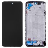 Дисплей для Xiaomi Poco M5s, Redmi Note 10, Redmi Note 10S, черный, с рамкой, High Copy, (OLED)