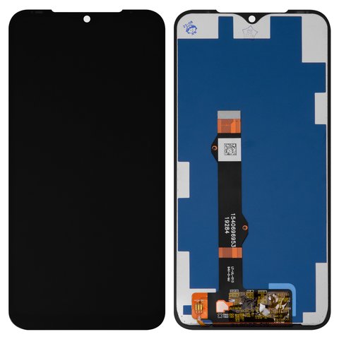 Pantalla LCD puede usarse con Motorola XT2019 Moto G8 Plus, negro, sin marco, High Copy