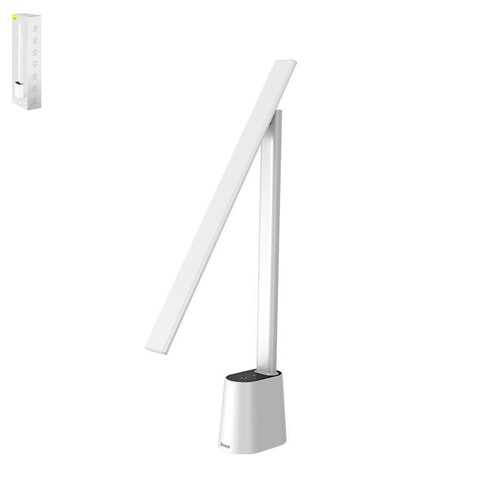 Desktop Lamp Baseus Smart Eye Series, 5 W, White, desktop, with cable, plastic, metal  #DGZG 02
