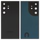 Housing Back Cover compatible with Samsung S928 Galaxy S24 Ultra, (black, with camera lens, titanium black)