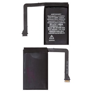 Battery compatible with Apple AirPods, AirPods 2, Li ion, 3.8 V, 375 mAh, Original PRC , for case, A1596  