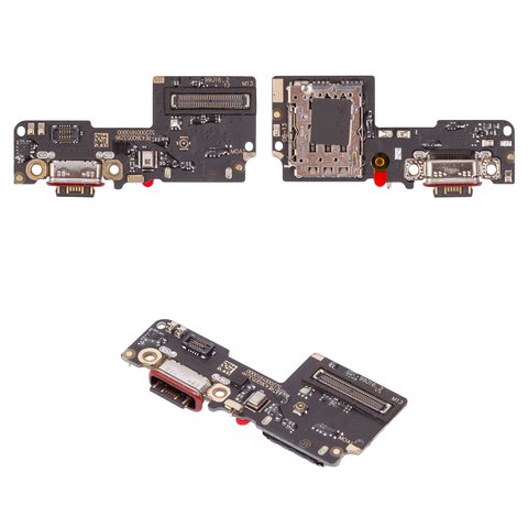 Cable flex puede usarse con Xiaomi Poco X7, Redmi Note 14 Pro 5G, del conector de carga, con componentes, Original PRC , placa del cargador