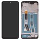 Pantalla LCD puede usarse con Motorola Moto G55, negro, con marco, Original (PRC)