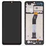 LCD compatible with Xiaomi Redmi A3, Redmi A3x, (black, with frame, High Copy, 23129RN51X, 23129RN51H)