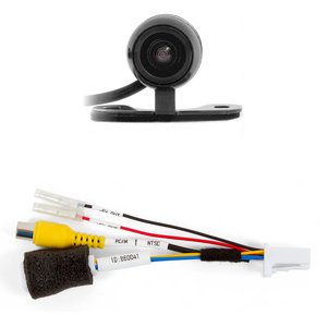 Subaru Outback Forester Crosstrek Impreza Legacy WRX Reverse Camera Kit With 8 Pin Cable Wire Harness