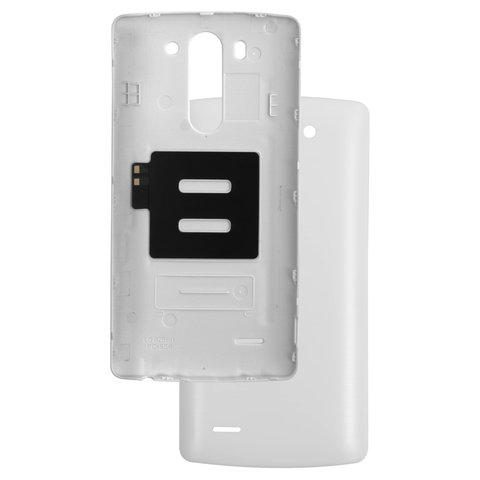 Battery Back Cover compatible with LG G3s D722, G3s D724, white 