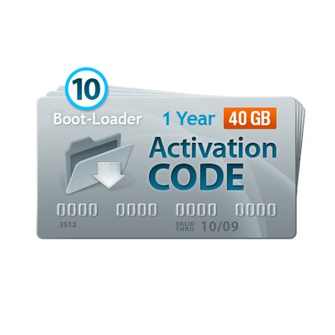 Boot Loader v2.0 Activation Code 1 year, 10+2 codes x 40+5 GB 