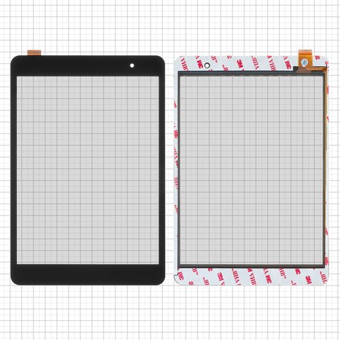 Touchscreen compatible with China Tablet PC 7,85"; Bravis NP81QC, black, 133 mm, 39 pin, 197 mm, capacitive, 7,85"  #F WGJ78055 V1 ZLD078002R7 FPC TP785001 01 MT70817 V1