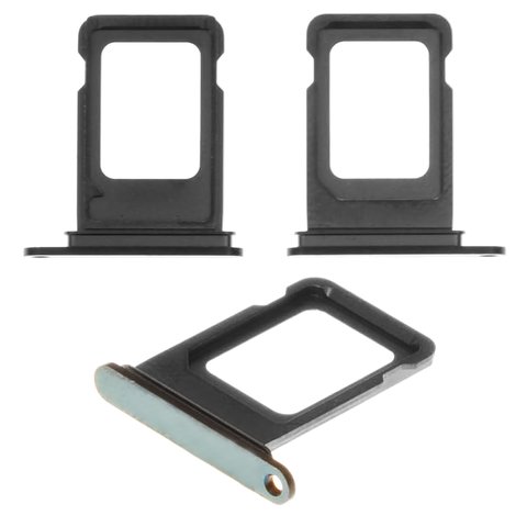 SIM Card Holder compatible with iPhone 12 Pro, iPhone 12 Pro Max, dark blue, single SIM, pacific blue