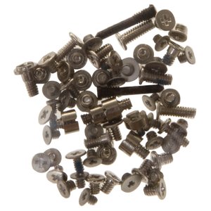 Screw compatible with iPhone XS Max, black, full set 