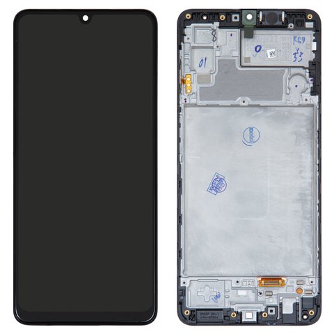 Дисплей для Samsung M225 Galaxy M22, черный, с рамкой, Original PRC 