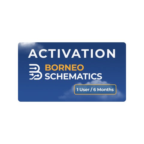 Borneo Schematics Activation 1 User 6 Months 
