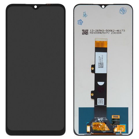 LCD compatible with Motorola Moto E22, Moto E22i, black, without frame, High Copy, XT2239