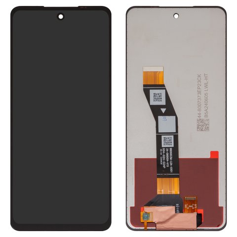 LCD compatible with Motorola Moto E14, black, without frame, High Copy
